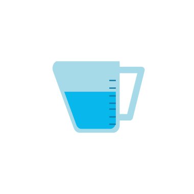 water cup flat style icon