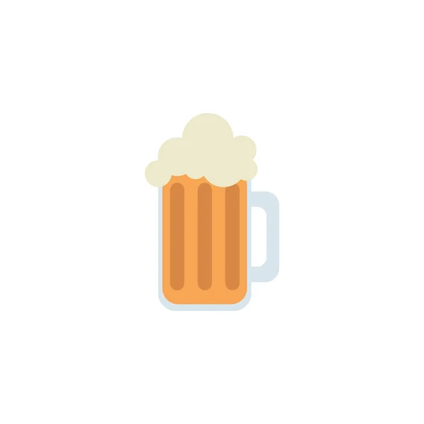Beer jar glass detailed style — Διανυσματικό Αρχείο