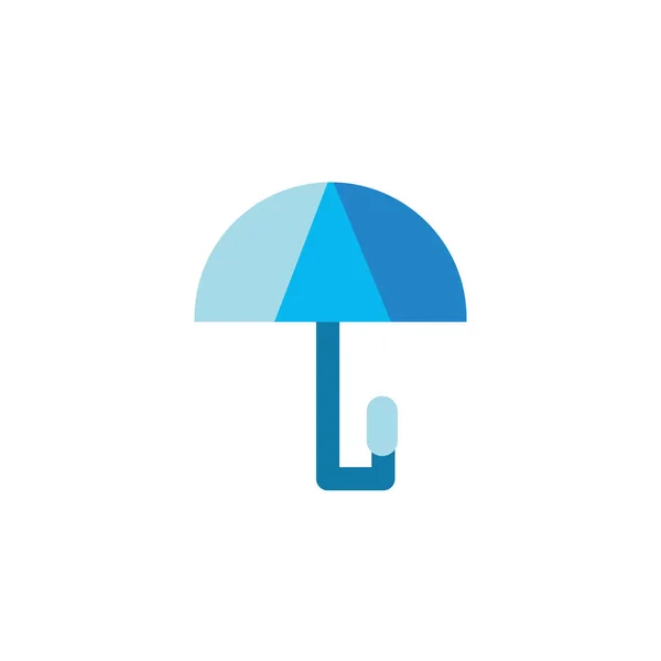 Umbrella water flat style icon — Stock vektor