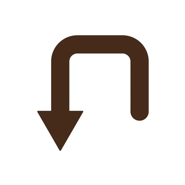 Isolated arrow icon vector design — Stock Vector