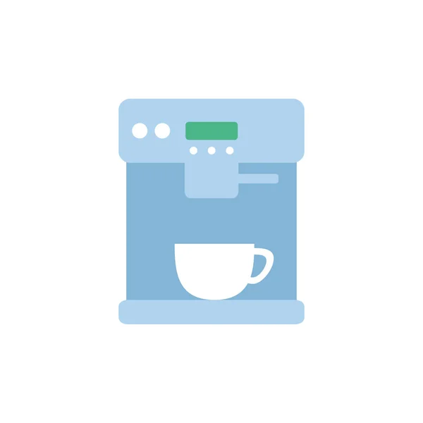 Isolated coffee machine icon flat design — Stockvektor