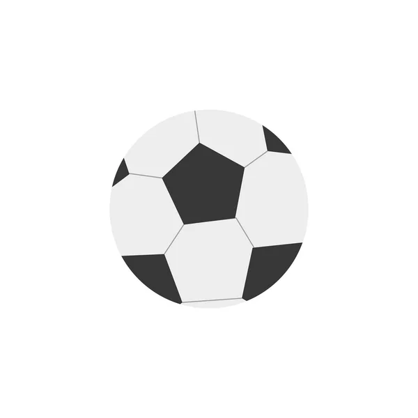 Isolated ball of soccer flat design — Stock Vector