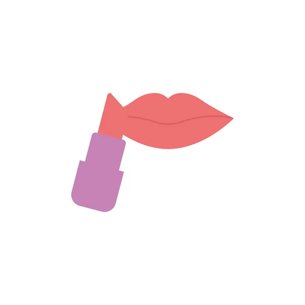 Isolated make up lipstick flat design — Stock Vector