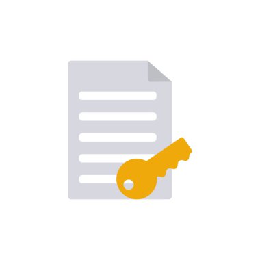 anahtar düz biçimli güvenlik belgesi