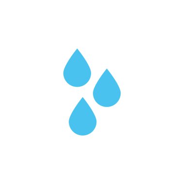 water drops flat style icon
