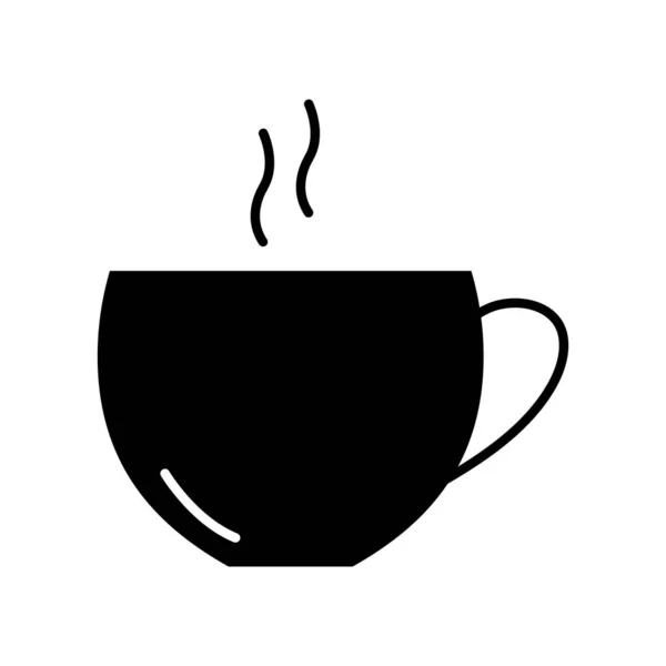 Elszigetelt kávéscsésze ikon vonal kialakítása — Stock Vector
