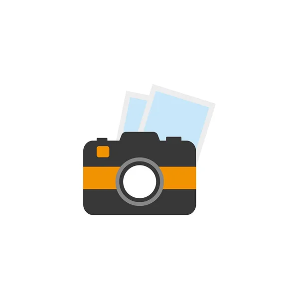 Ikona plochého stylu cestovní kamery — Stockový vektor