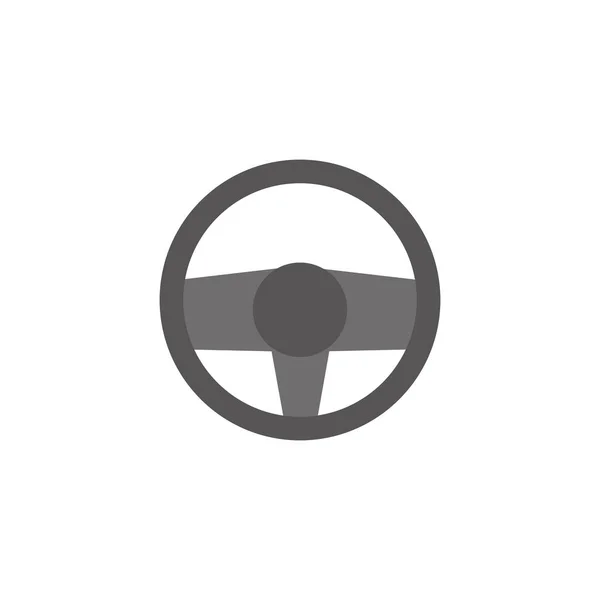 Isolated computer steering wheel flat design —  Vetores de Stock