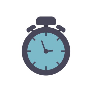 school chronometer flat style icon