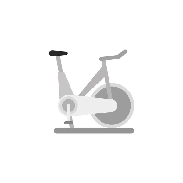 Spining bike workout accessory flat icon — Vector de stock