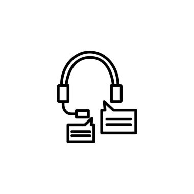 Sosyal medya simge çizgi tasarımını baloncukladı