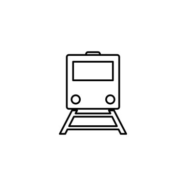 seyahat tren hattı biçimi simgesi