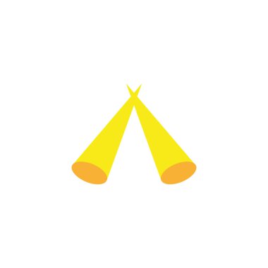 spot ışıkları enerji ışığı düz simgesi