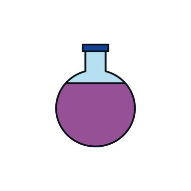 İzole laboratuvar şişesi dolum tasarımı