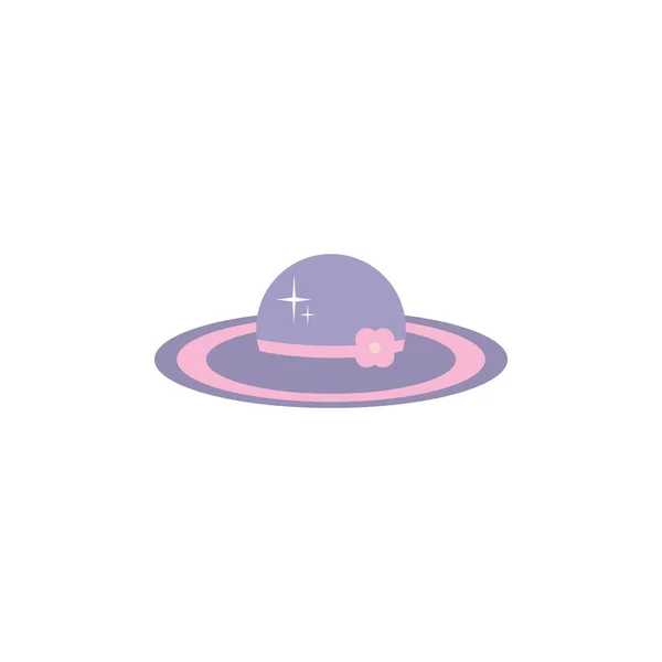 Isolated hat icon flat design — Archivo Imágenes Vectoriales