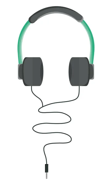 Icono del gadget de la tecnología de los auriculares de audio — Archivo Imágenes Vectoriales