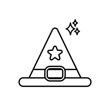 Gizemli hayal gücü sihirli çizgi simgesi