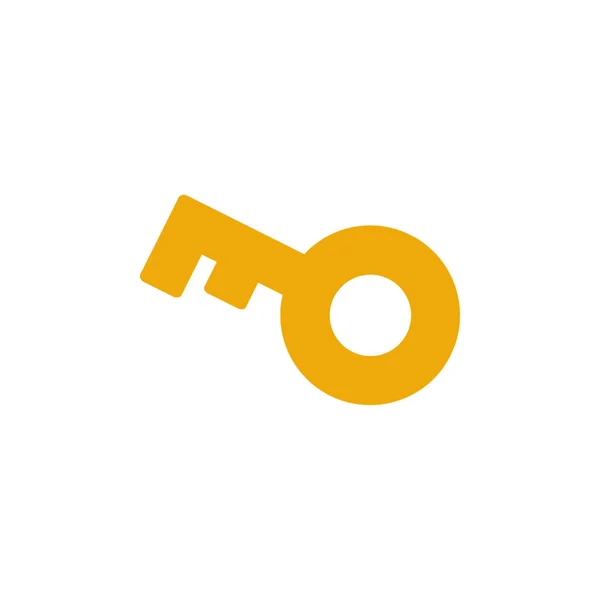 Security key flat style icon — Vetor de Stock