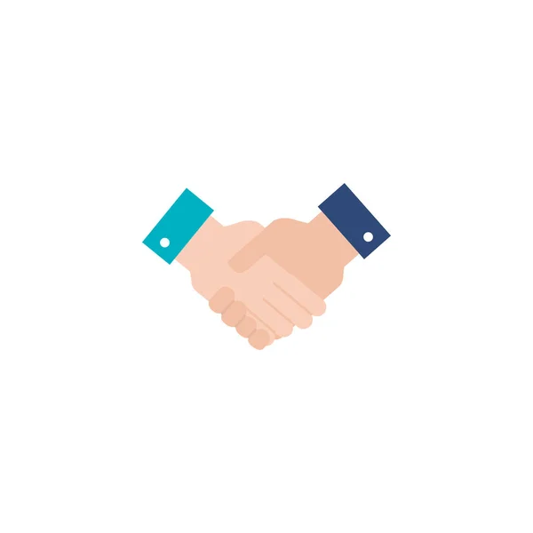 Team holding hands flat style icon — Stockový vektor
