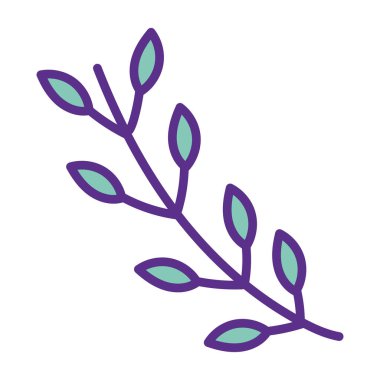 İzole edilmiş yapraklar arkaplan vektör tasarımı