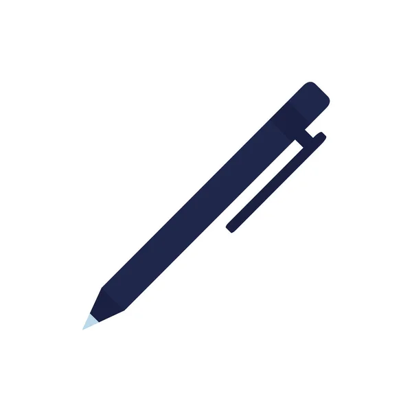 Pen supply flat style icon — Vettoriale Stock