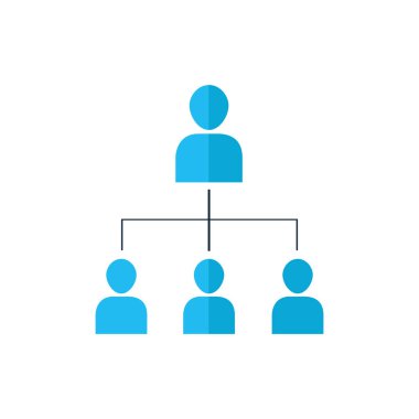 Sosyal medya avatar simgesi düz vektör tasarımı