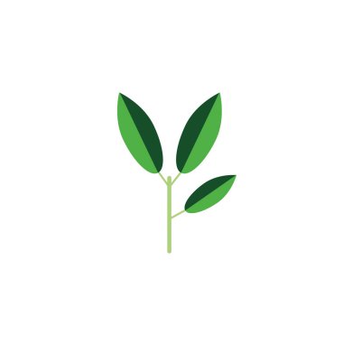 Yaprak yaprağı simgesi düz