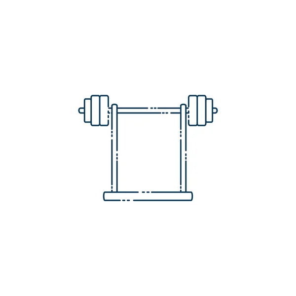 Hantelhanteltraining Zubehör — Stockvektor