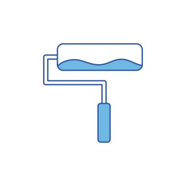 İzole edilmiş boya silindiri dolgu dizaynı