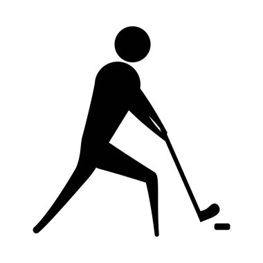 Avatar spor düz vektör tasarımı yapıyor