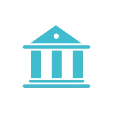 Banka işi finans renk silueti