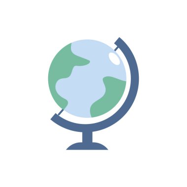 dünya okulunda eğitim düz stil öğreniyor