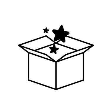 Gizemli hayal gücü sihirli çizgi simgesi