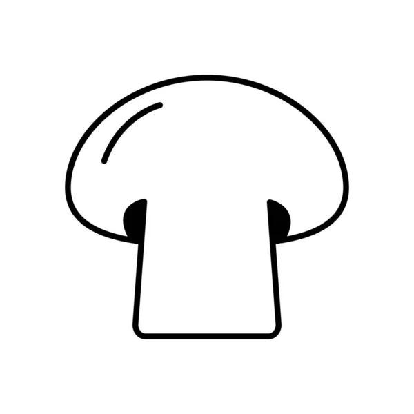Isolated mushroom icon line design — Stock Vector