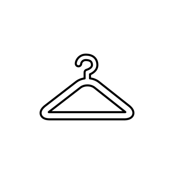 Hanger commerce winkellijn afbeelding pictogram — Stockvector