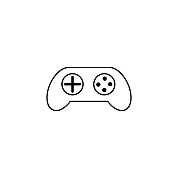 Design isolato della linea di icone gamepad — Vettoriale Stock