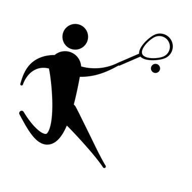 Avatar spor düz vektör tasarımı yapıyor