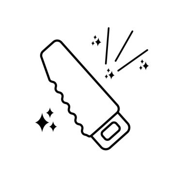 Gizemli hayal gücü sihirli çizgi simgesi