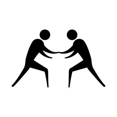 Avatar spor düz vektör tasarımı yapıyor