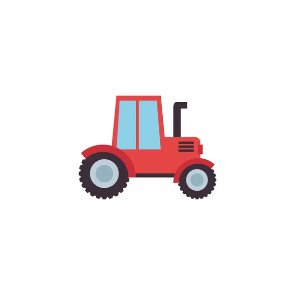 Икона плоского дизайна грузовика — стоковый вектор