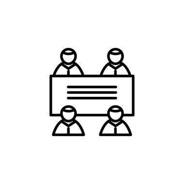 Sosyal medya avatarları simge çizgi tasarımı