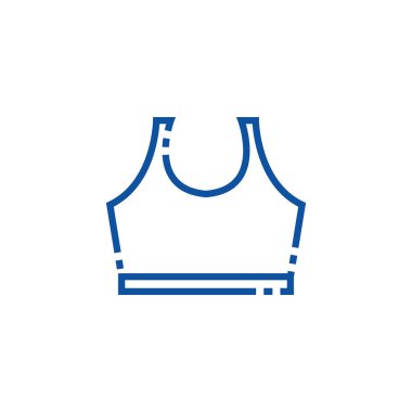 İzole edilmiş spor salonu üst çizgi tasarımı