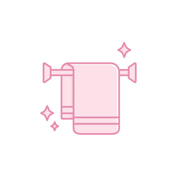 Isolated towel icon fill design — Stockvektor