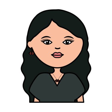 Şirin kadın şehir tarzı karakter