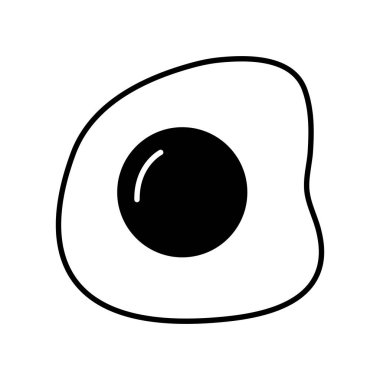 Isolated egg icon line design