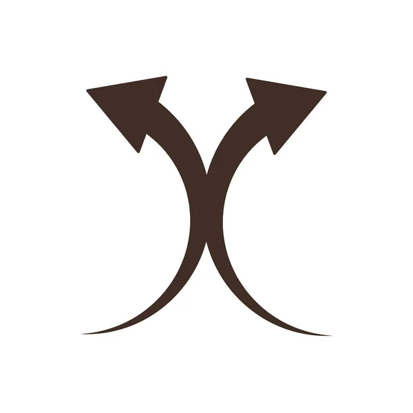 Isolated arrows icon vector design — Stock Vector