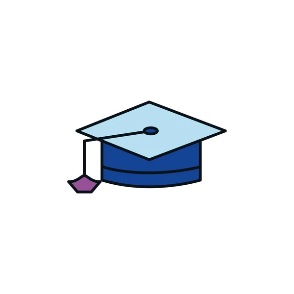 Conception du bouchon de graduation isolé — Image vectorielle