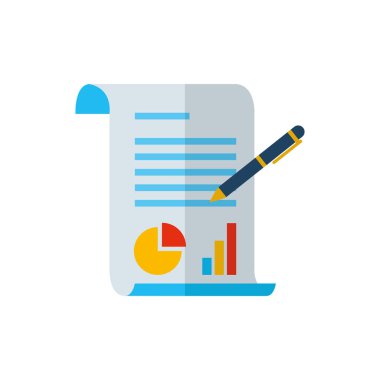 İzole edilmiş iş akışı simgesi düz vektör tasarımı