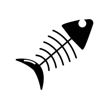 İzole edilmiş balık simgesi dizaynı