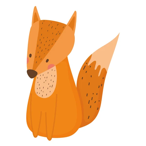 Illustration vectorielle de dessin animé Fox — Image vectorielle